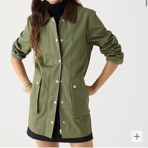 J Crew Heritage Barn Jacket in waxed cotton twill